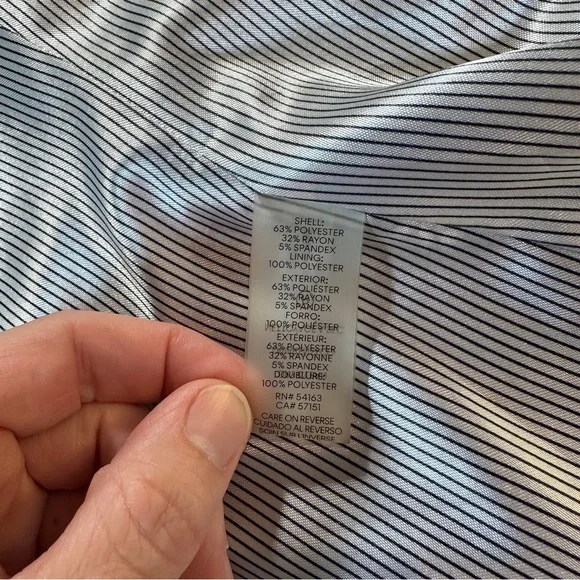 Calvin Klein Women's Dark Navy Blazer - Picture 7 of 8